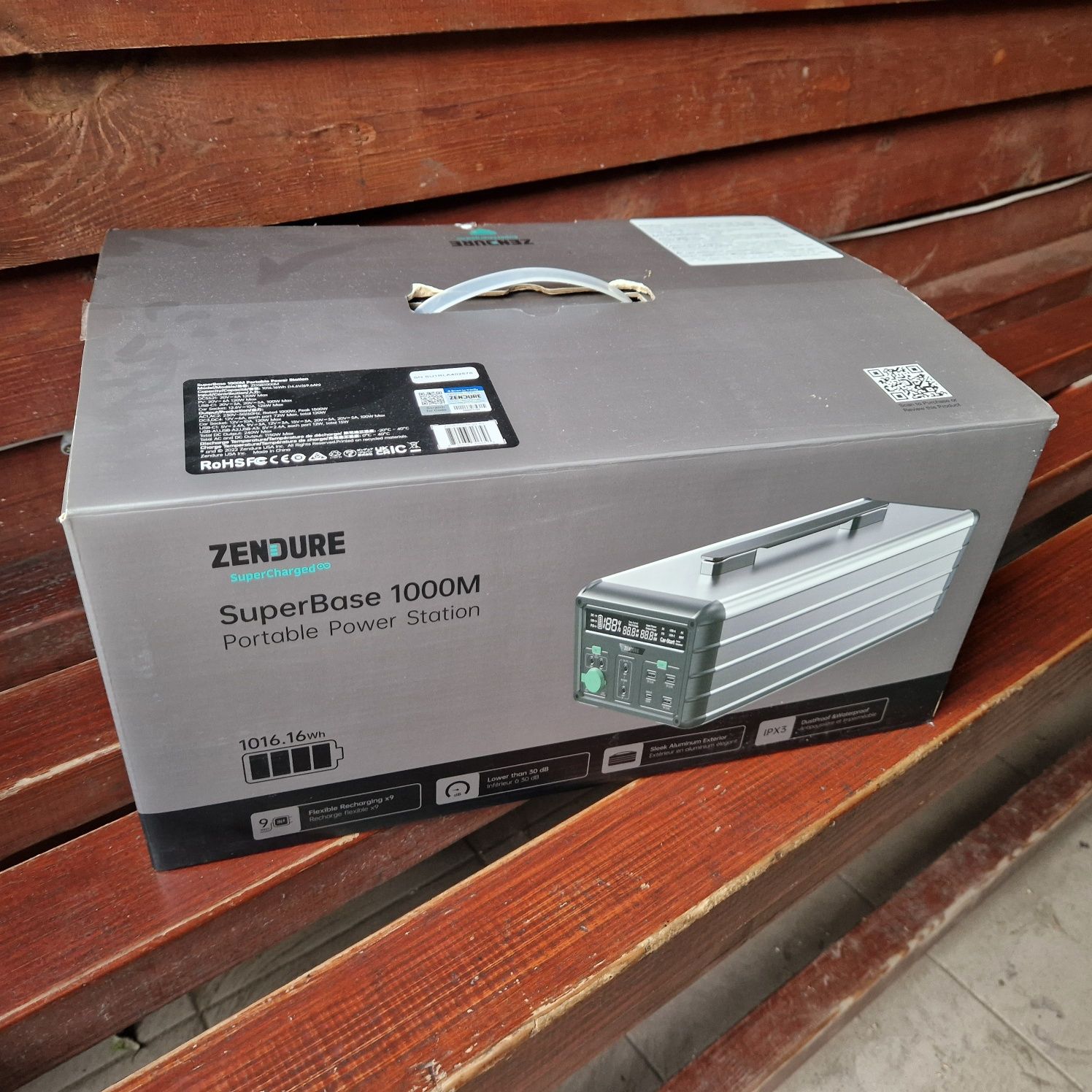 Зарядна станція Zendure SuperBase 1000M, 1000 Вт, 1 кВт/год