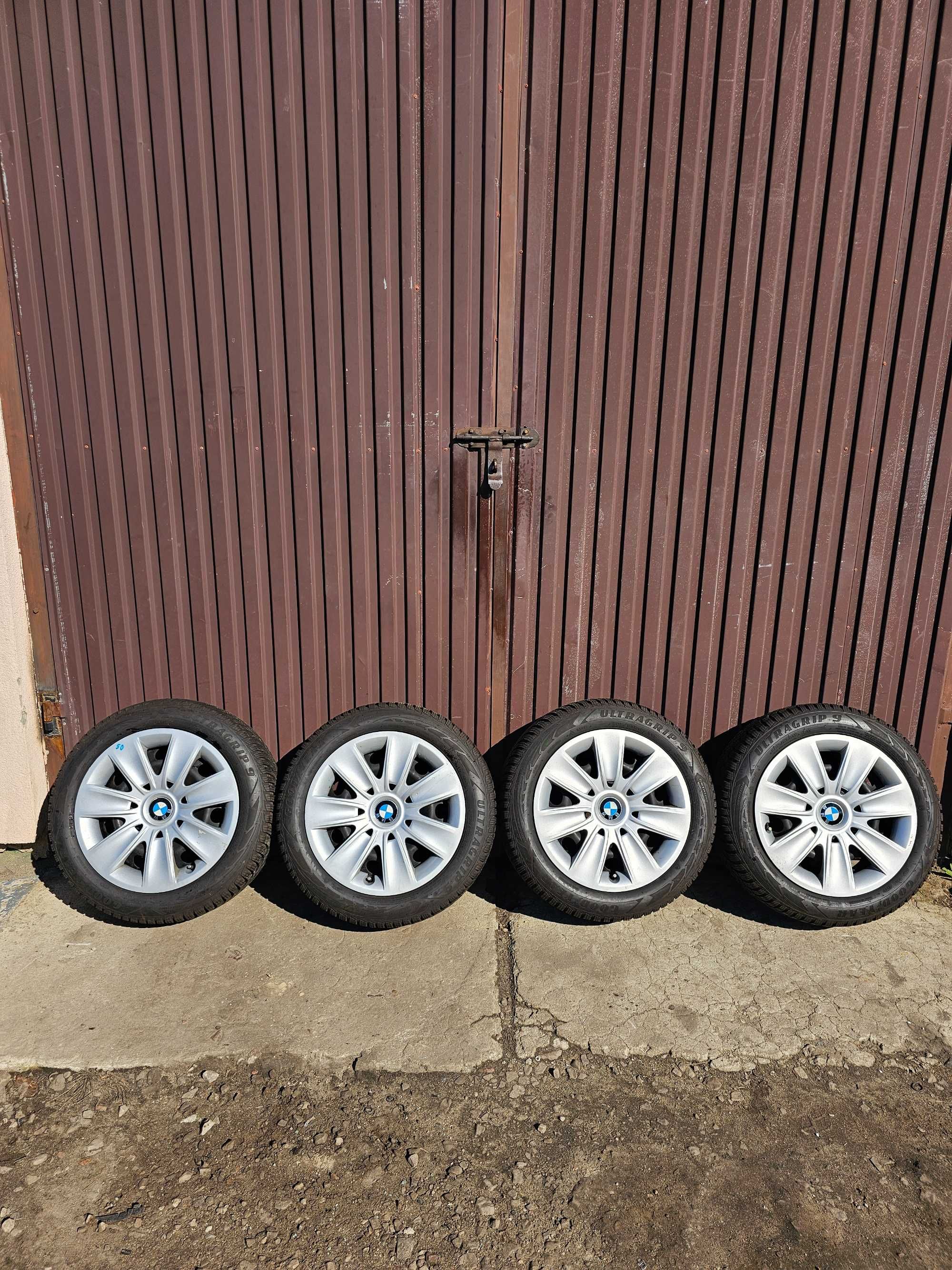 Felgi Stalowe z Oponami Zimowymi BMW 16 cali 5x120 Kołpaki