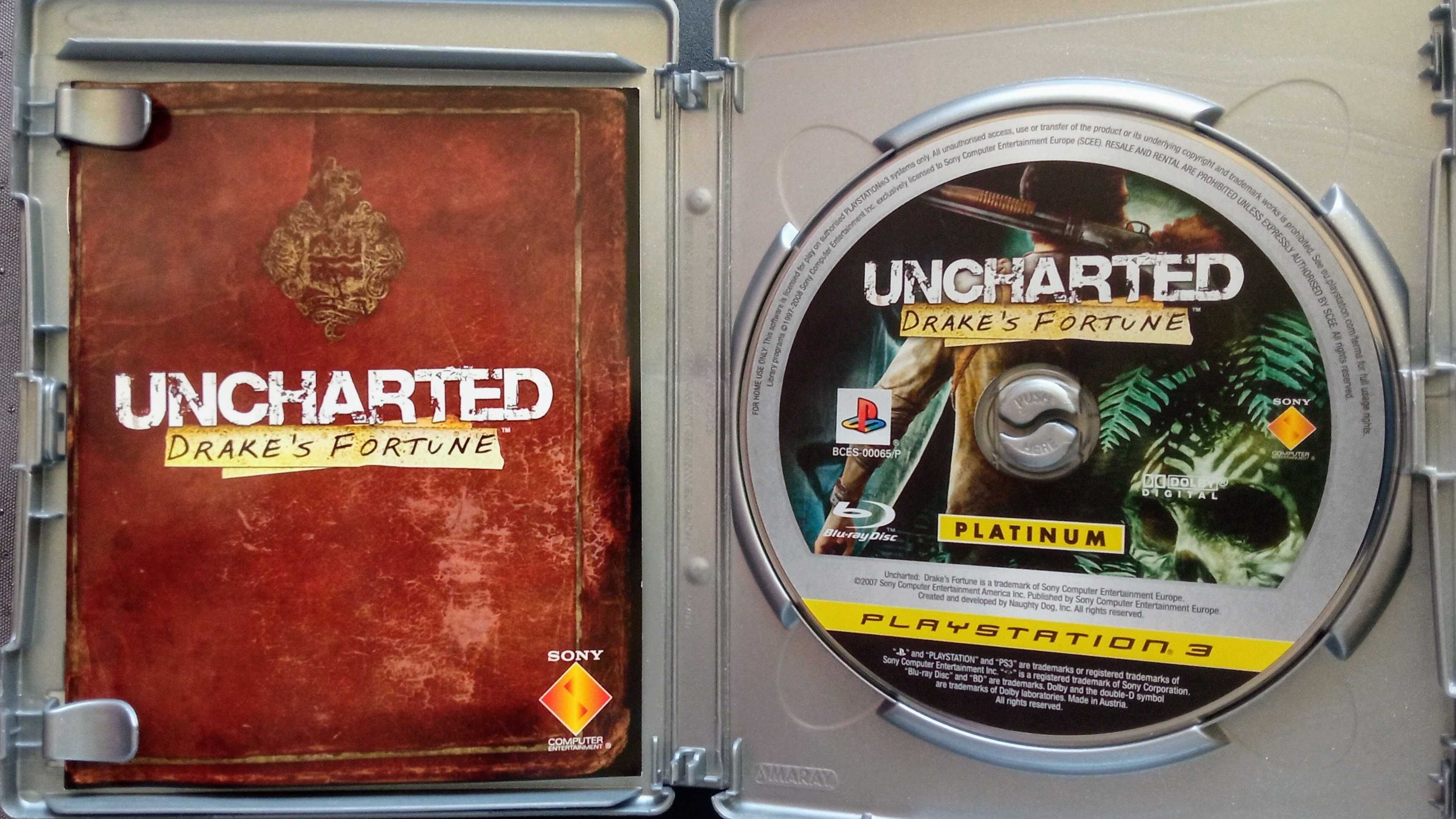 Gra na PS3 - Uncharted Drake's Fortune- Oryginalne Opakowanie Jak Nowa