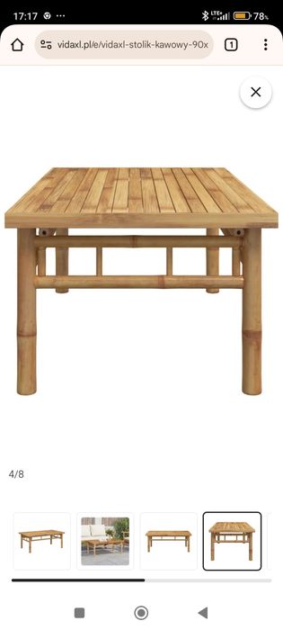 Stolik kawowy 90x50x35 cm