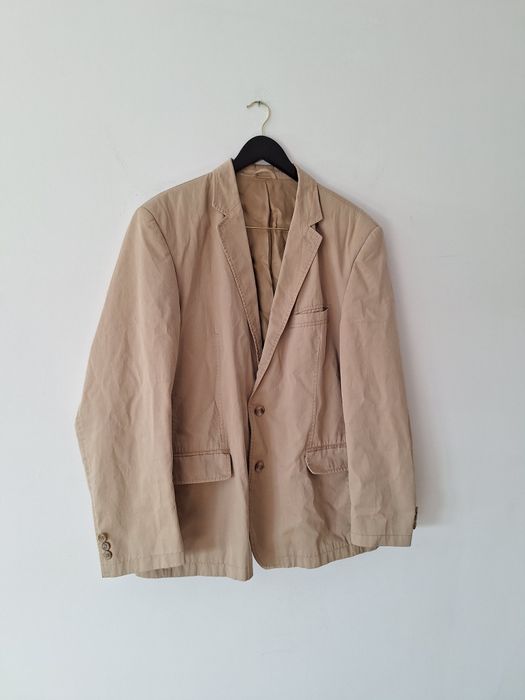 Męska beżowa marynarka rozmiar 176 2XL XXL