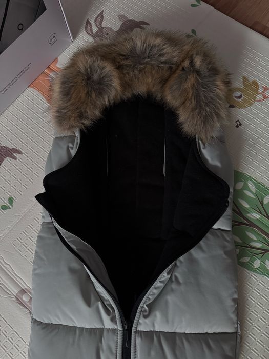 Зимовий конверт Anex Footmuff WOM light gray