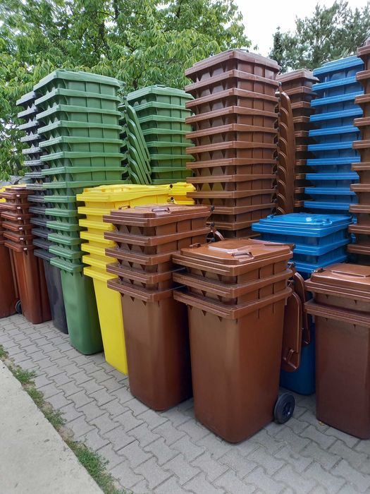 Pojemnik kosz na odpady 240 NOWE pojemniki na śmieci segregacja