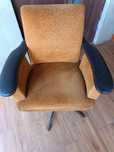 Fotel obrotowy prl z lat 60