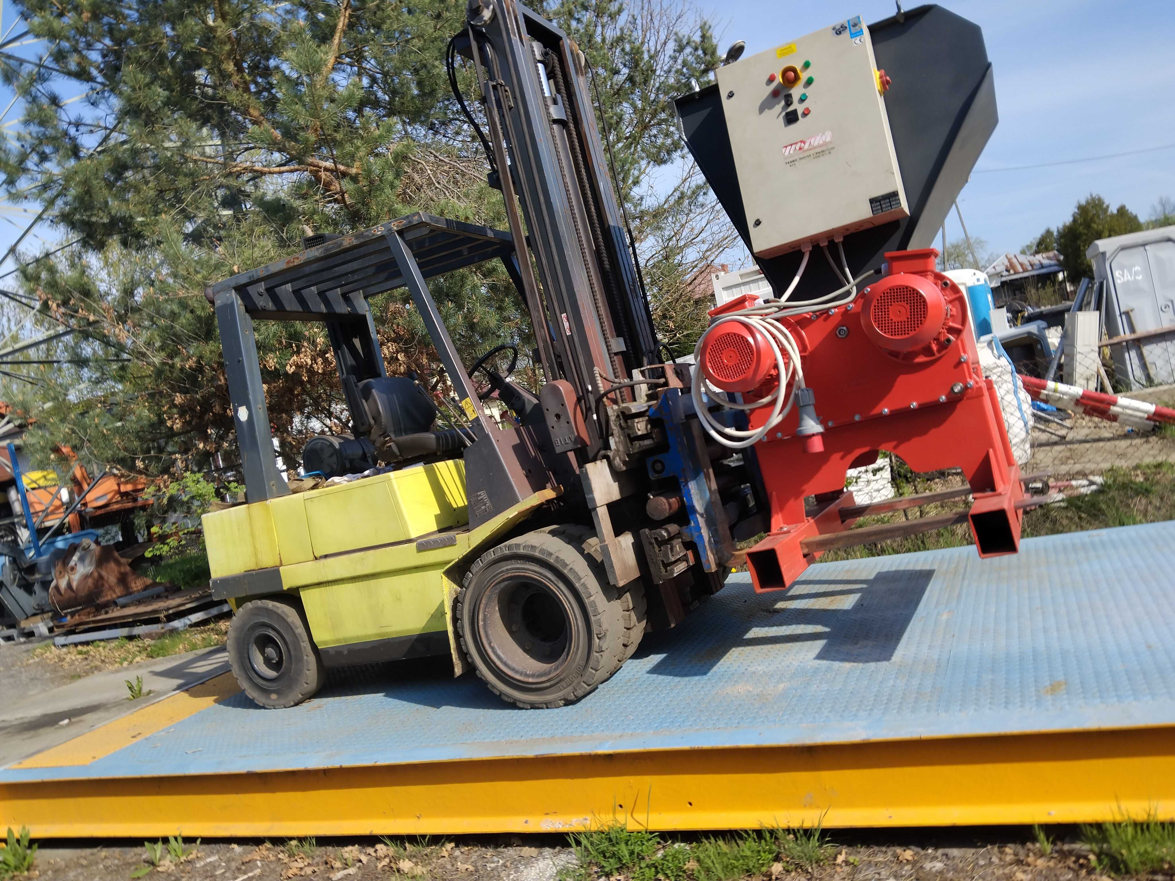 Weima zm30 22kW młyn shredder rębak rozdrabniacz kruszarka zlepy hdpe