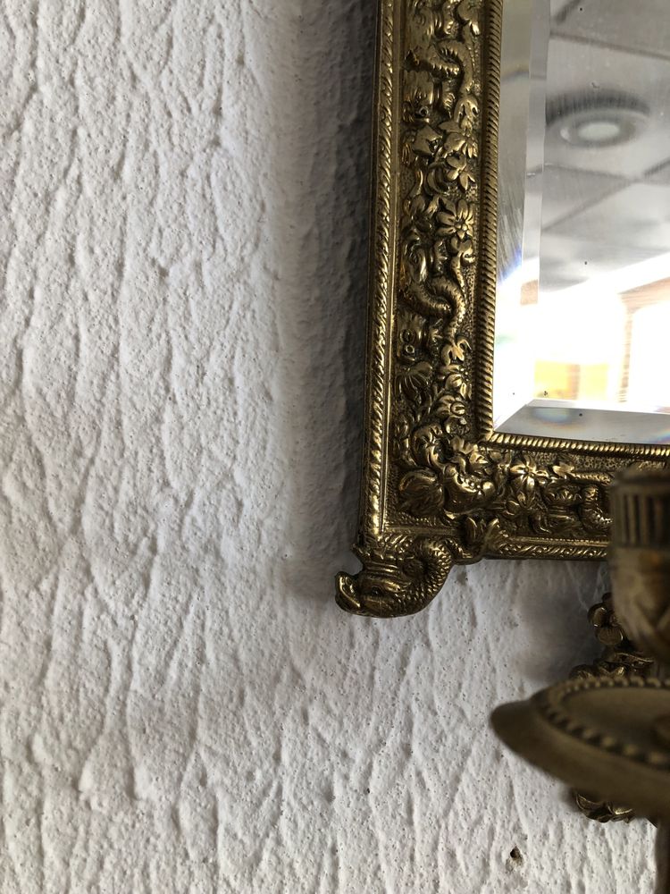 Par de apliques em cobre