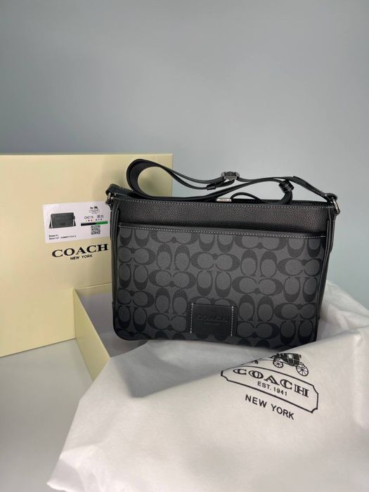 Чоловіча сумка Coach шкіряна