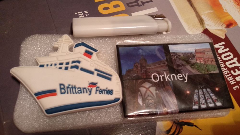 на холодильник магнит лайне Brittany Ferries orkney великобритания