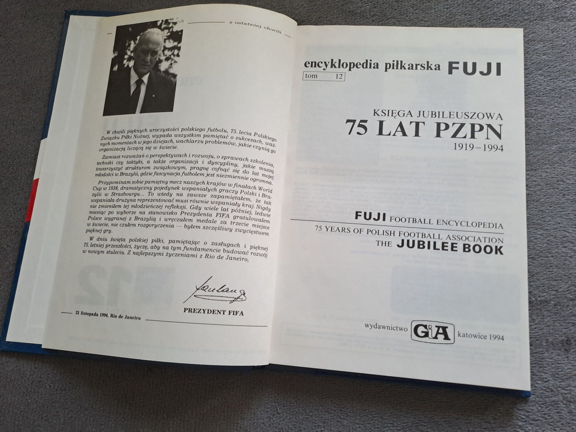 Encyklopedia piłkarska FUJI 75 lat PZPN