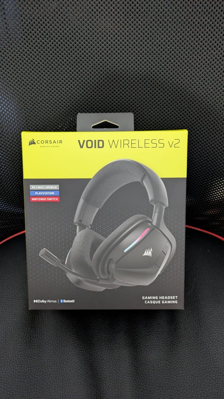 Headset Corsair Void Wireless v2 | Preto | Novo