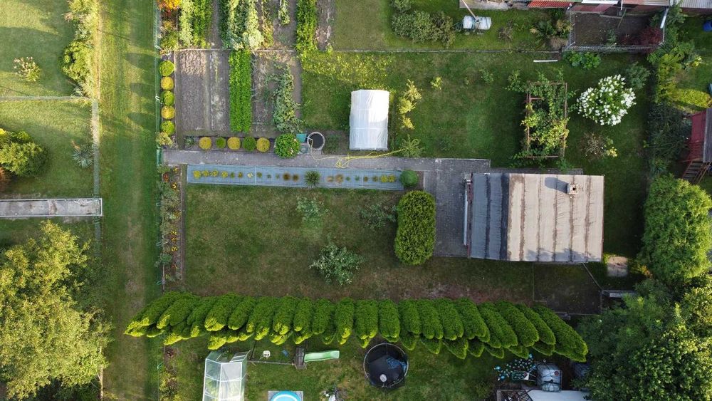 Działka ROD 430m murowany domek Chełm śląski