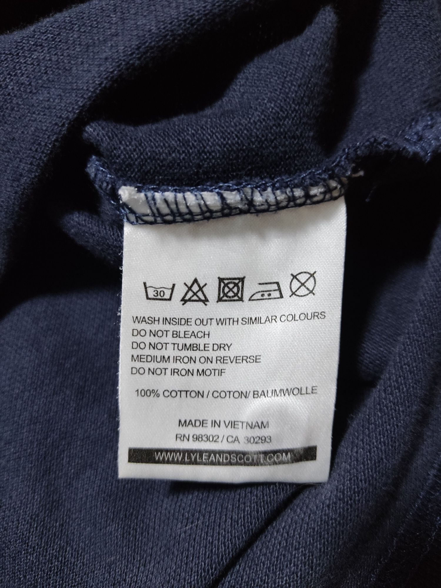 Синя футболка Lyle Scott лайл скот
