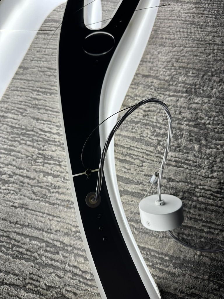 Lampa Molto Luce Lash Object stojąca LED biała chrom.