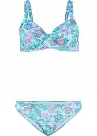 B.P.C bikini niebieskie ze wzorem r.38 (75C)