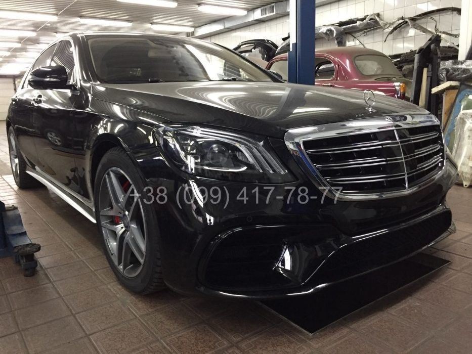 Фары оптика Multibeam LED Mercedes S-Class W222 Рестайлинг Фари
