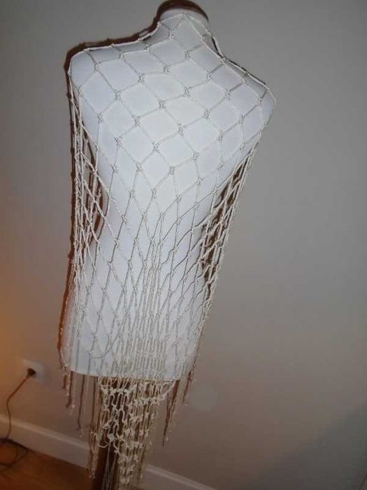 Xaile vintage rede (cor creme)