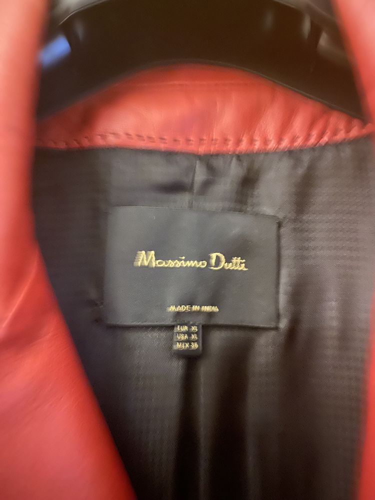 Vendo blusão em pele -Massimo Dutti