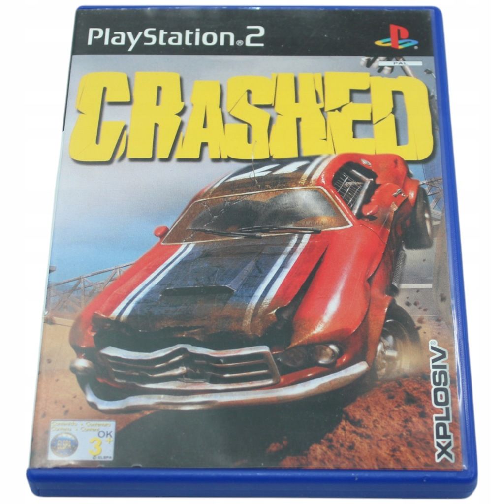 Crashed PlayStation 2 PS2