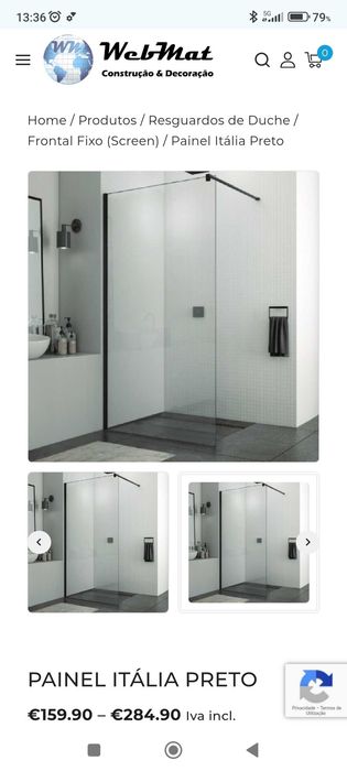 Painel Fixo Duche Novo