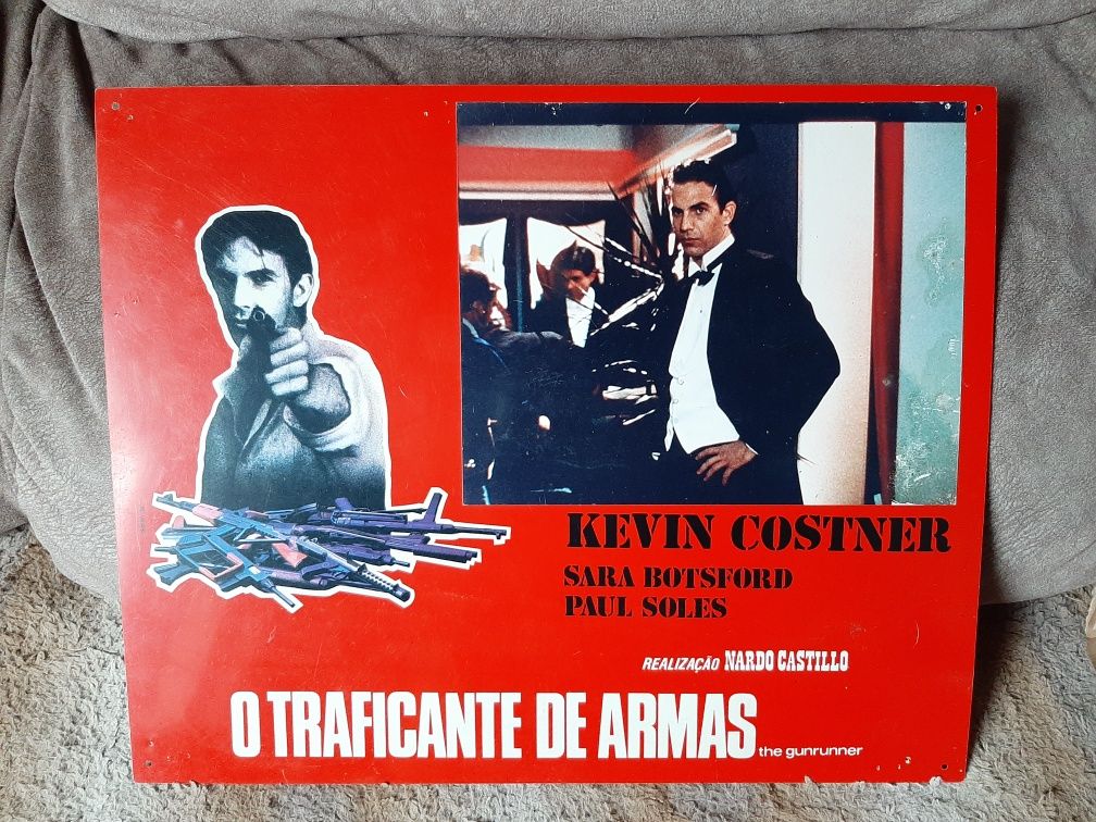 Cartaz de cinema O Traficante de Armas (Kevin Costner)