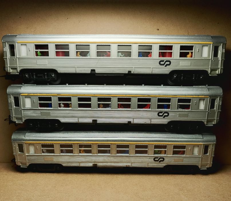 Conjunto de carruagens passageiros, H0 1/87