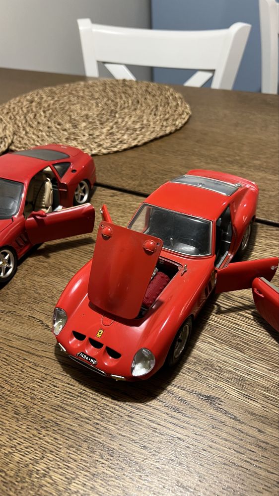 Ferrari , Porsche , Lamborgini  modele metalowe kolecja
