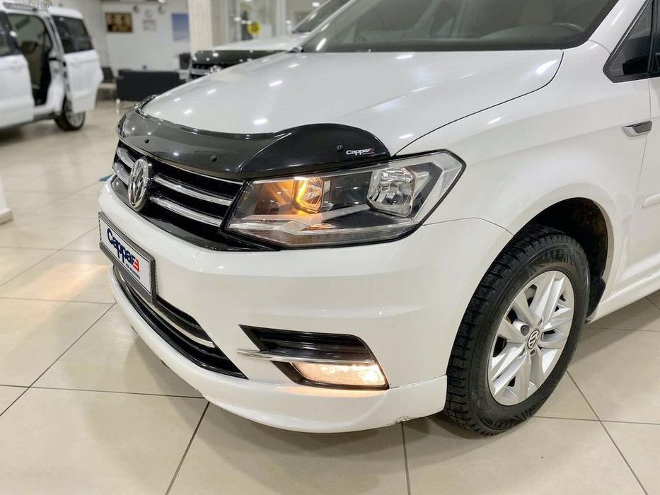 Volkswagen Caddy 2015+ Дефлектор капота (мухобойка) EuroCap