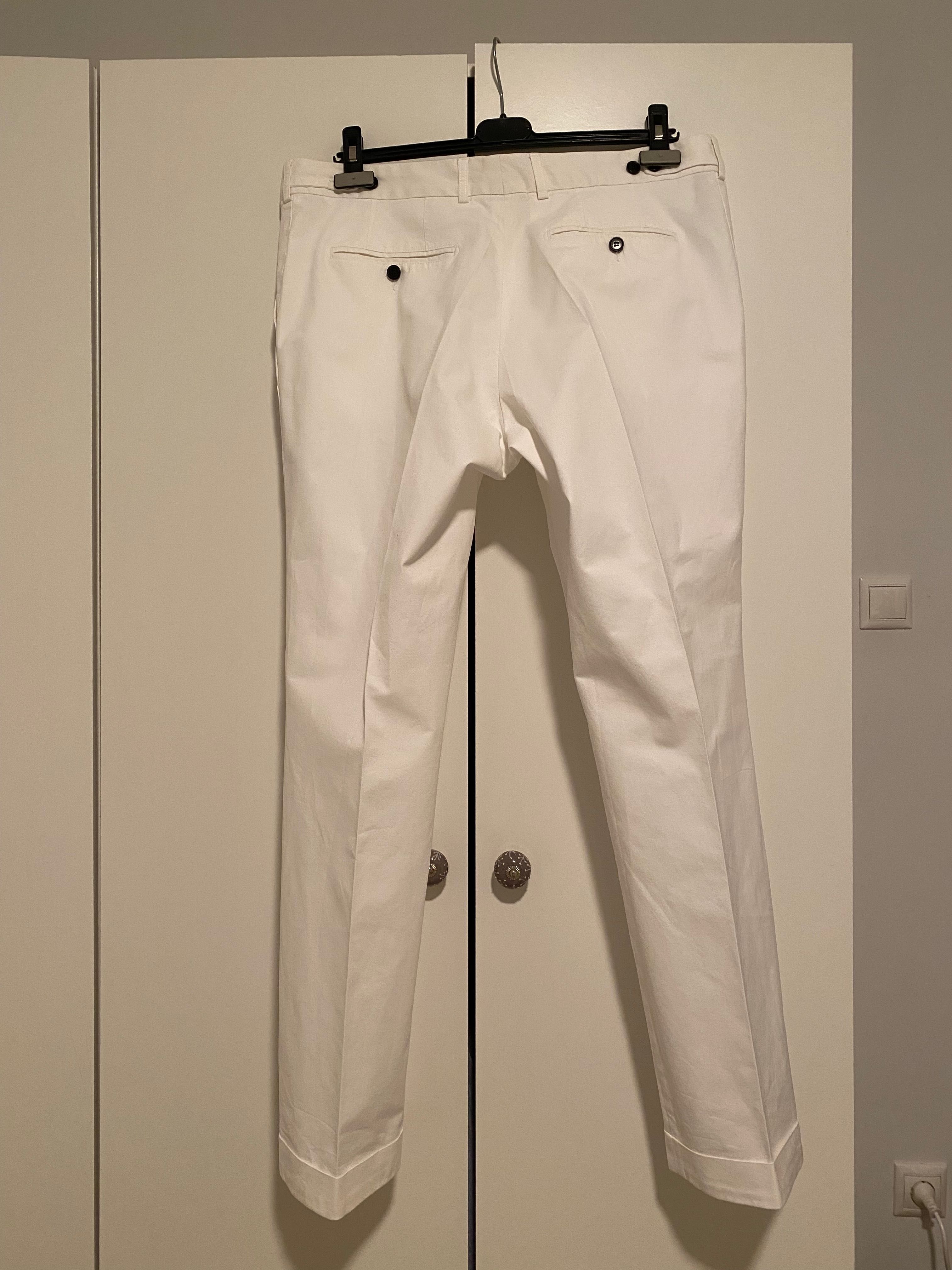 Spodnie eleganckie białe Vistula Lantier 50
