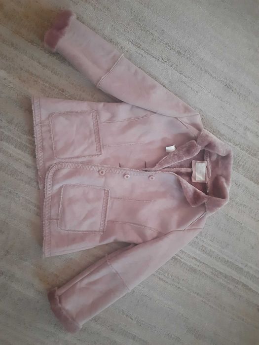 Kożuszek pudrowy róż