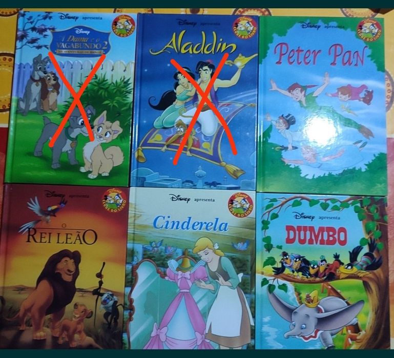 Livros "Clube do Livro Disney"