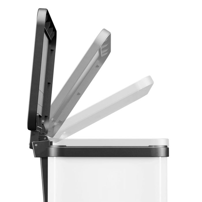 Hailo Kosz Na Śmieci Oko Duo Plus, Rozmiar L, 17 L+9 L, Biały
