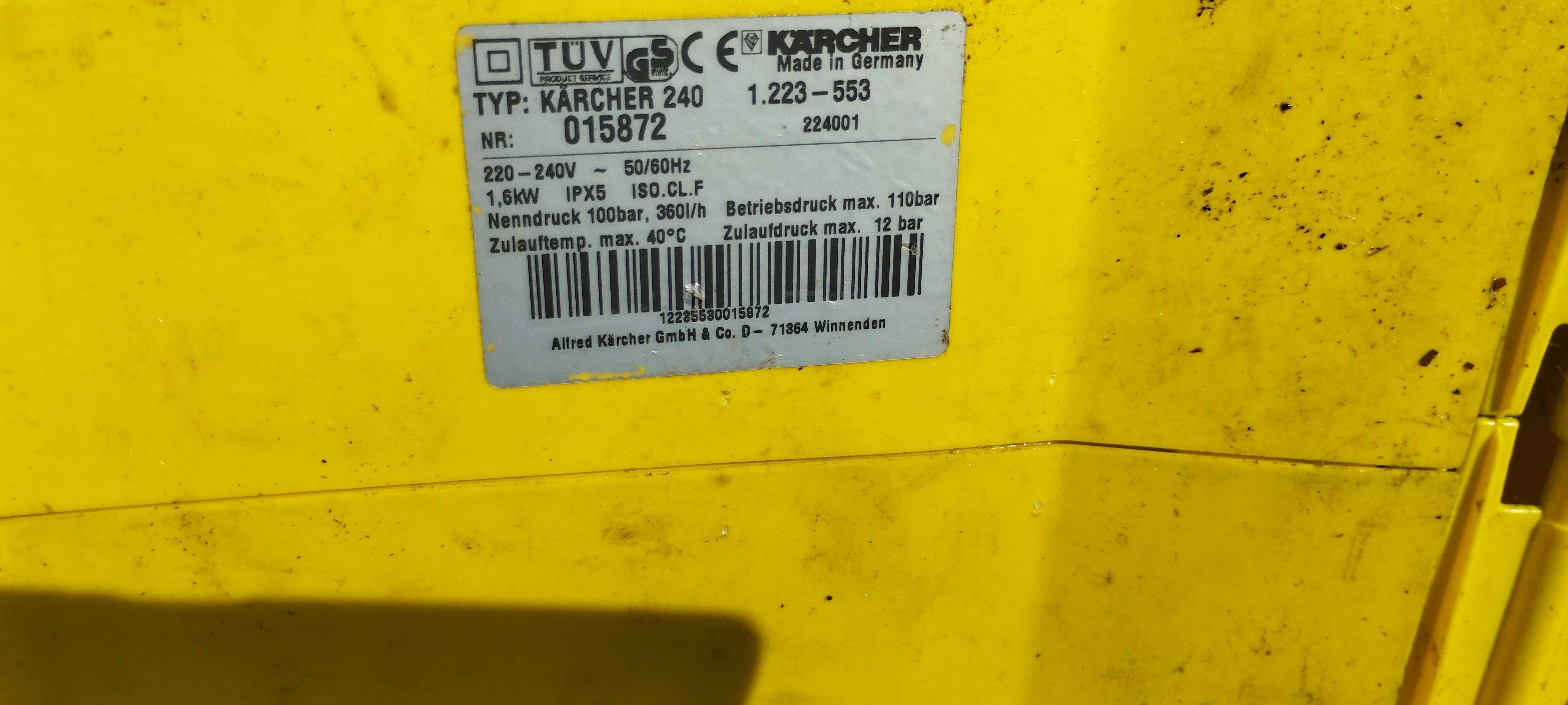 Мийка високого тиску Karcher 205 240