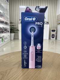 Електрична зубна щітка Oral-b pro 3 rose pink