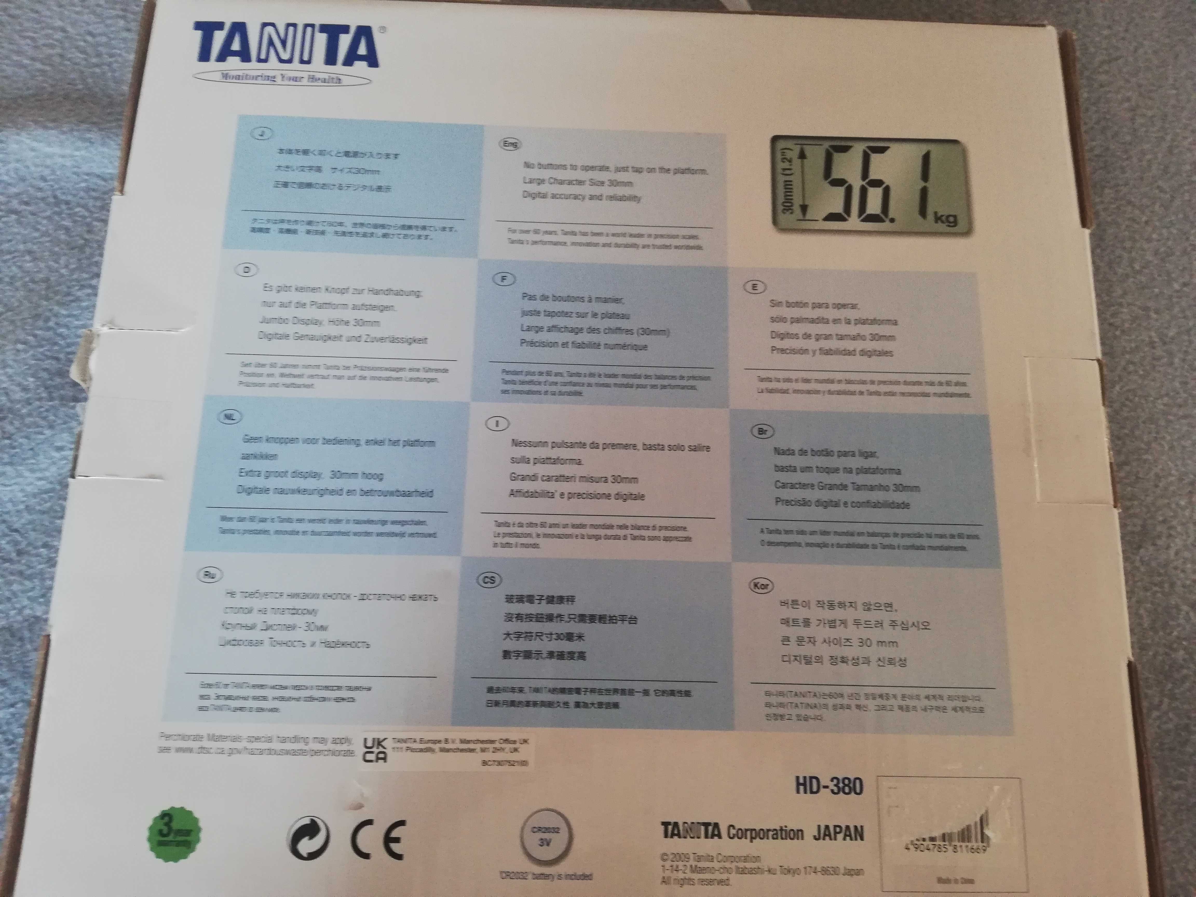 Tanita HD-380 Waga łazienkowa
