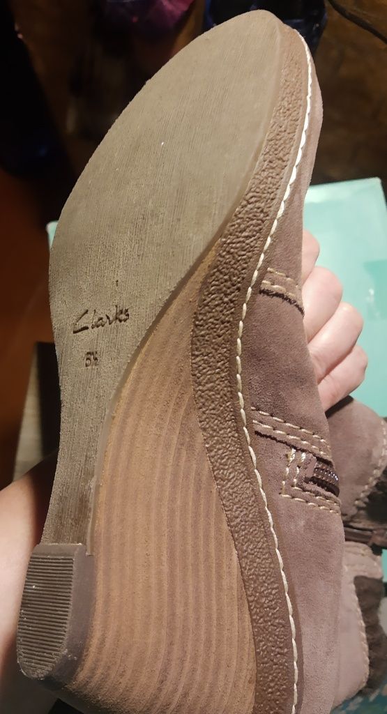 Ботинки Clarks, оригинал, 39,5-40 р.