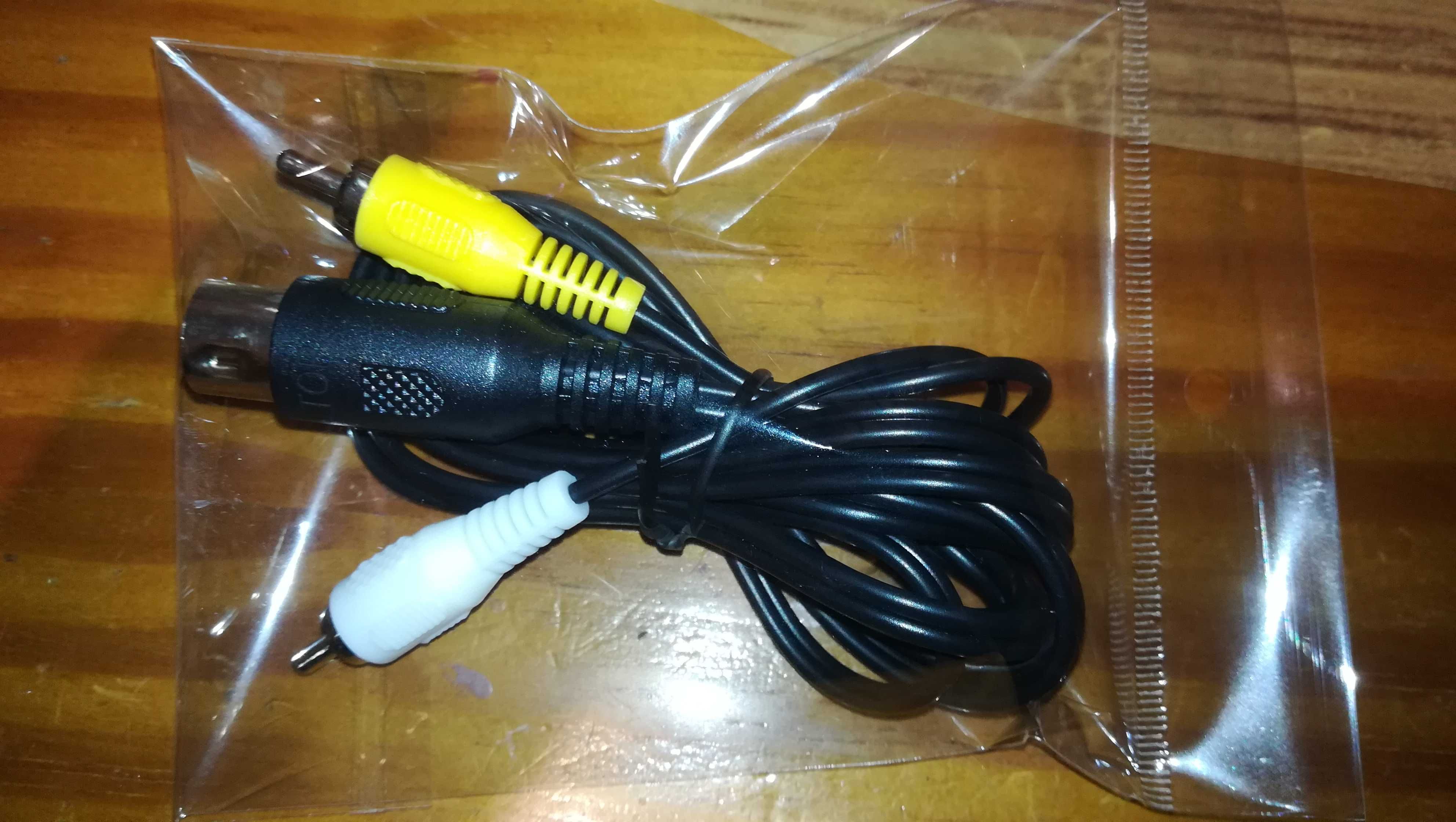 Cabo AV para Sega Mega Drive I - Novo e Lacrado