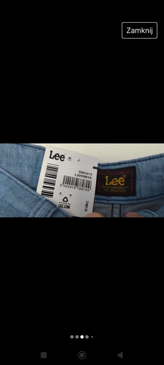 Nowe spodnie Lee