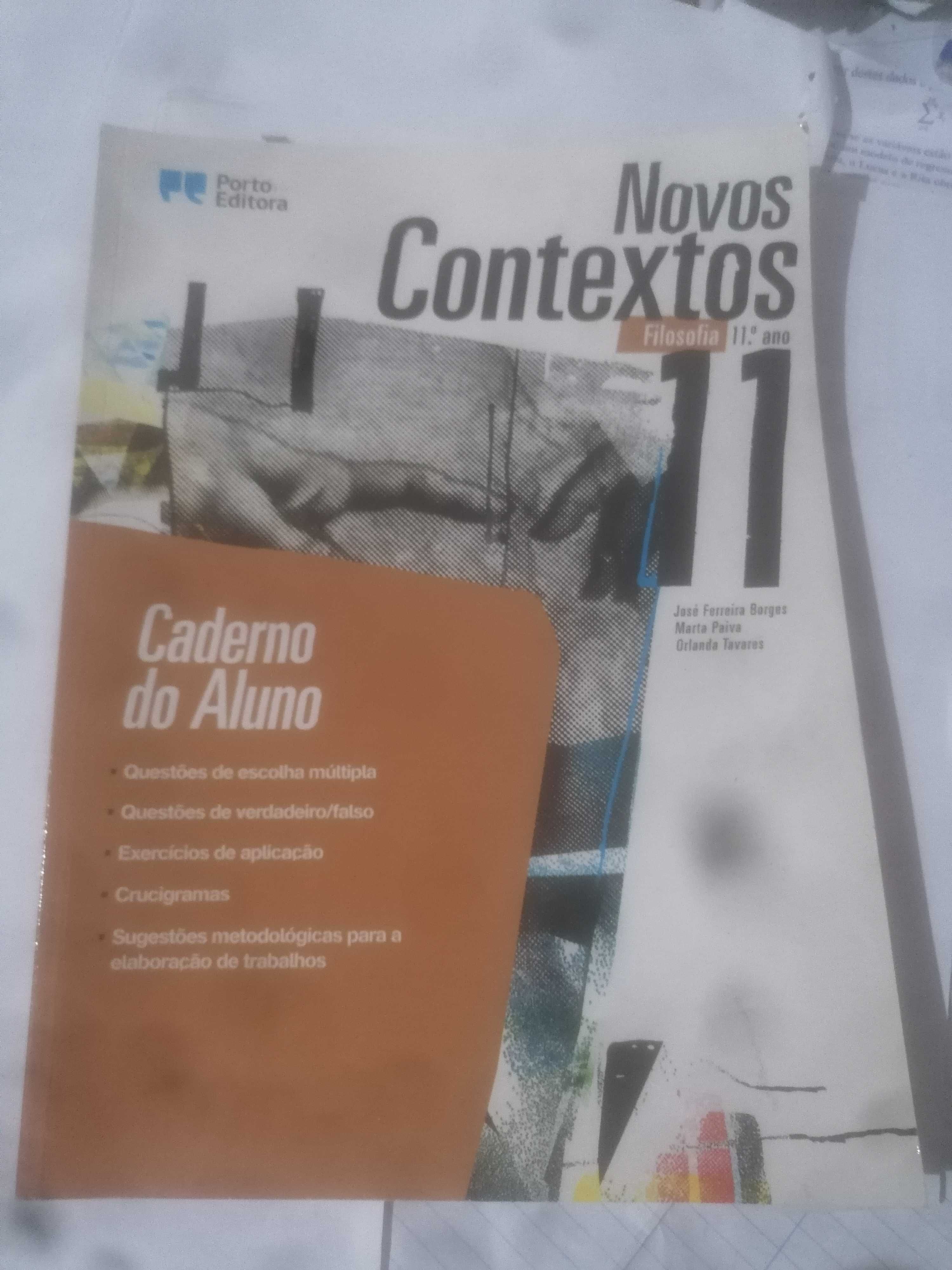 Livro de Filosofia "Novos Contextos" 11º Ano Porto Editora