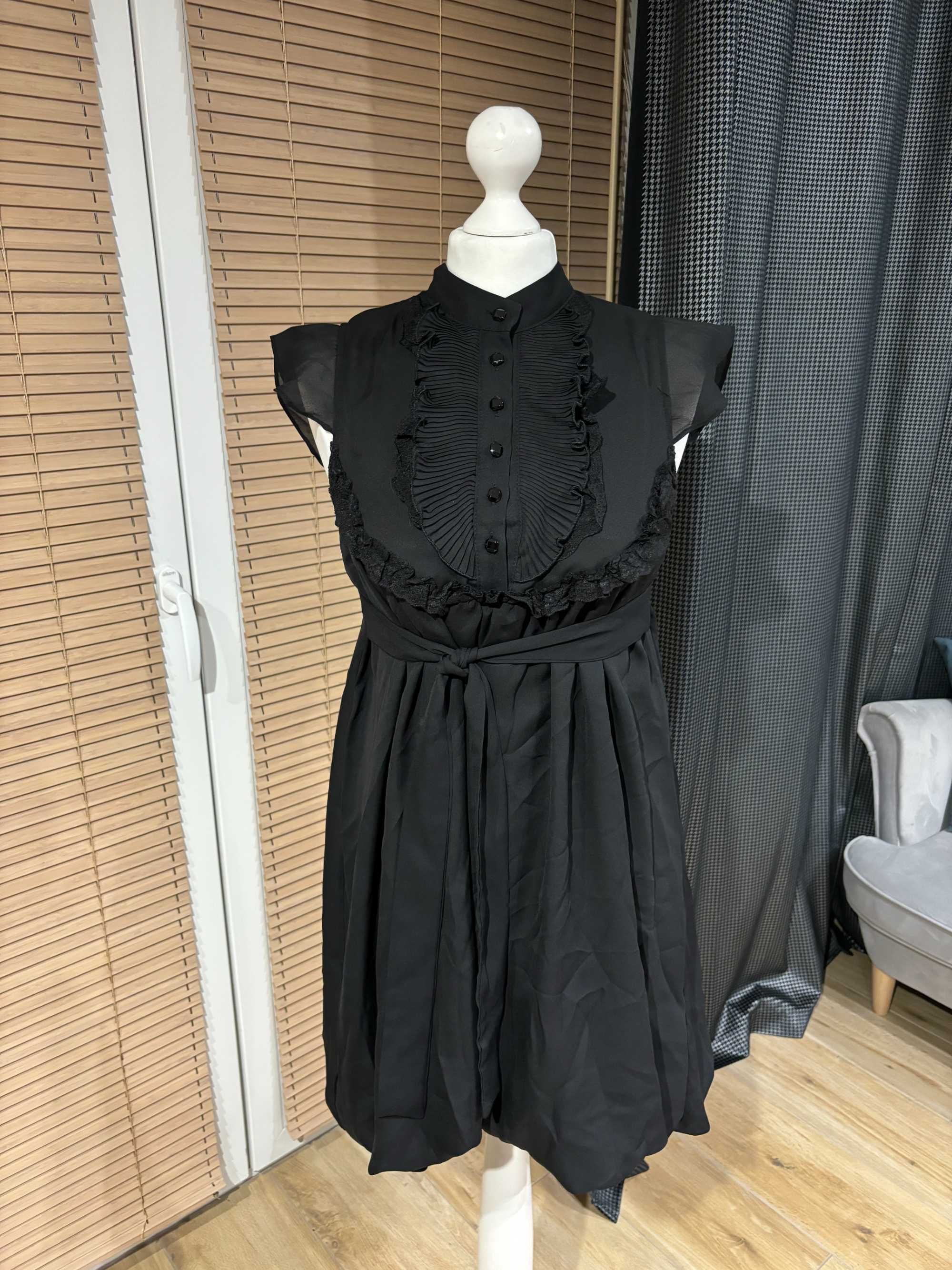 Czarna sukienka Mina UK