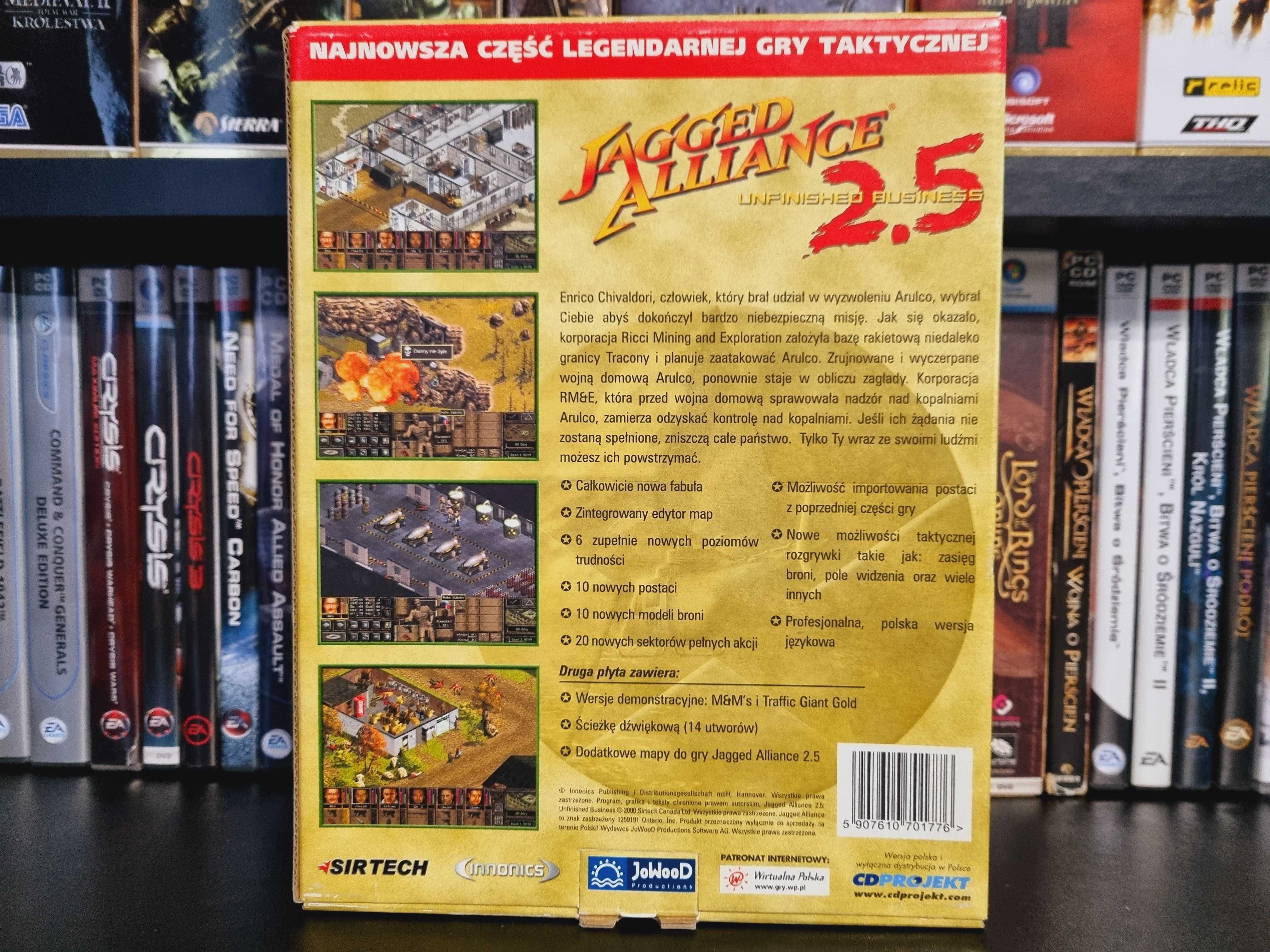 Jagged Alliance 2.5: Unfinished Business - Big Box - PC PL 5/5
