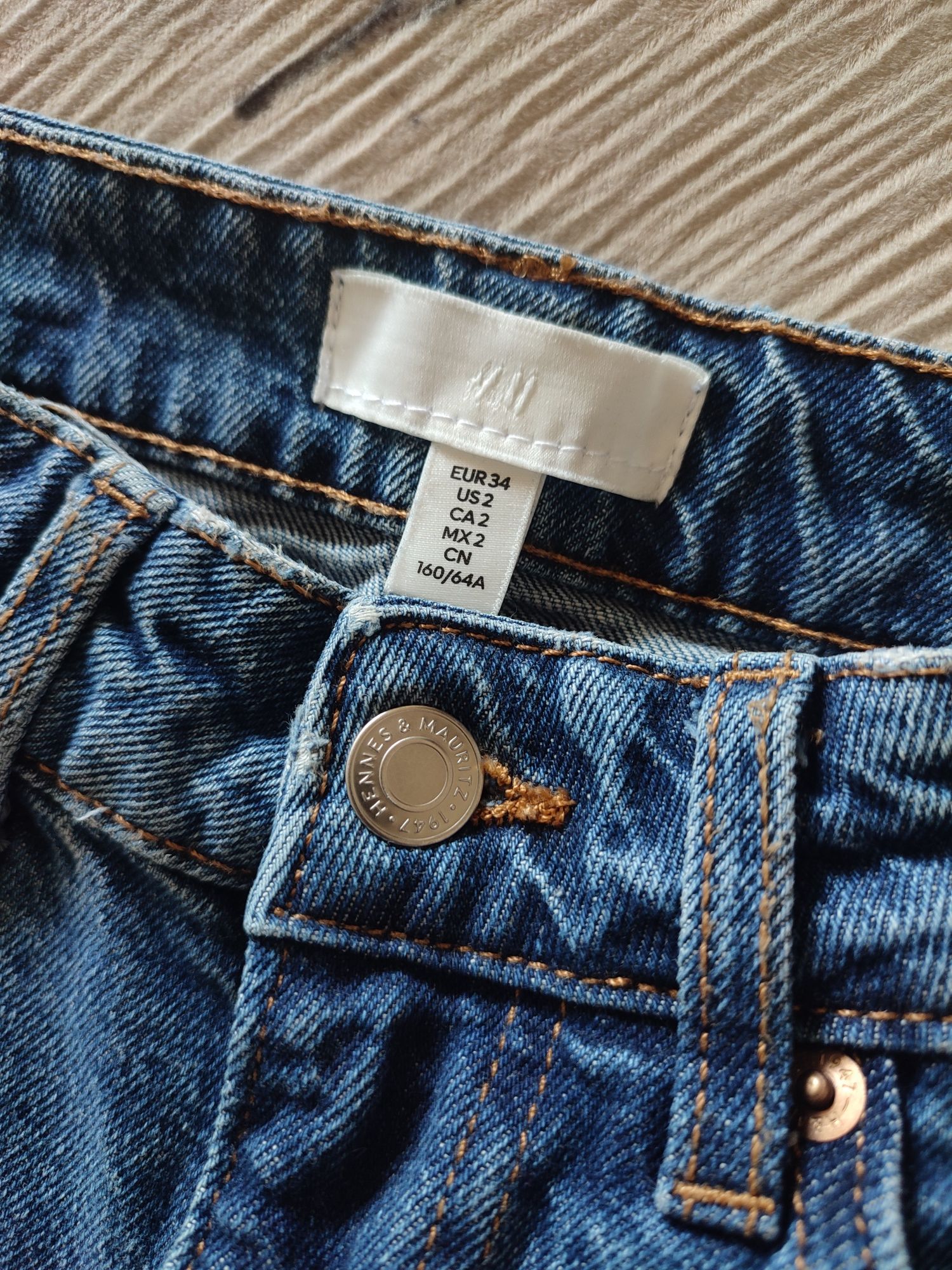 Джинсы H&M EUR 34, XS