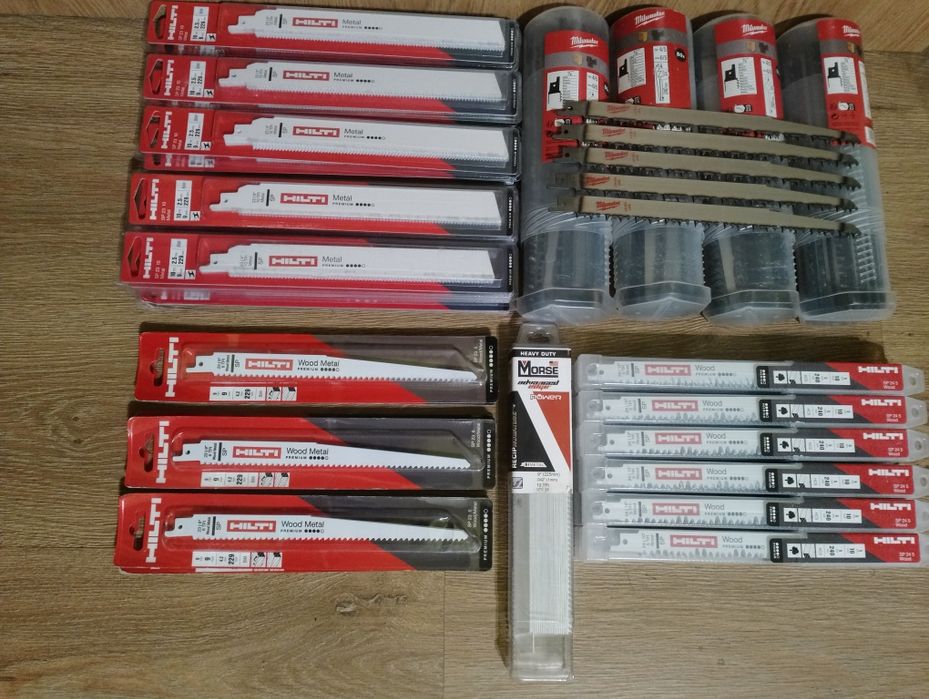 Brzeszczoty Hilti Milwaukee piła szablasta do drewna metalu