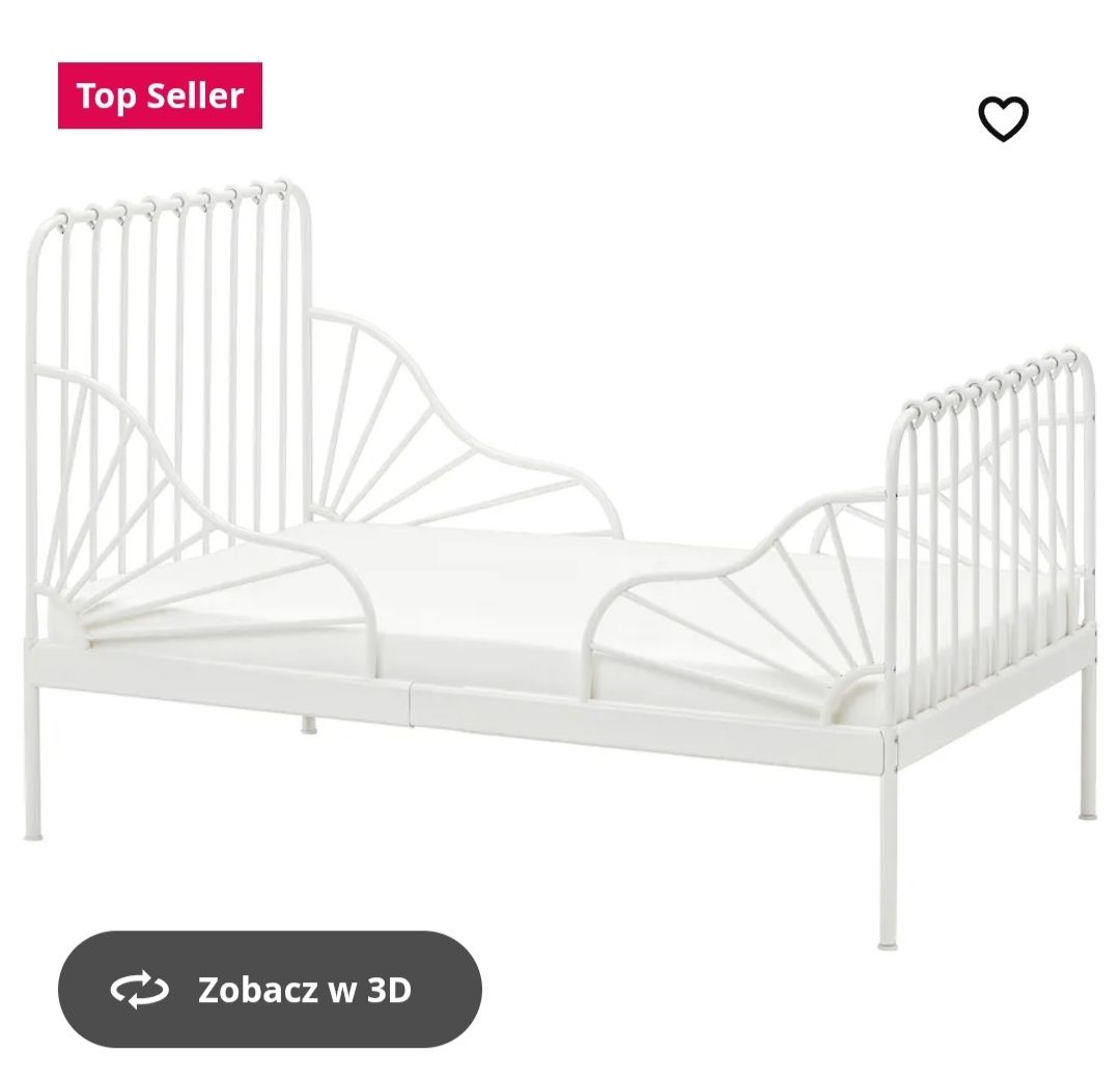 Łóżko ikea Minnien rosnące