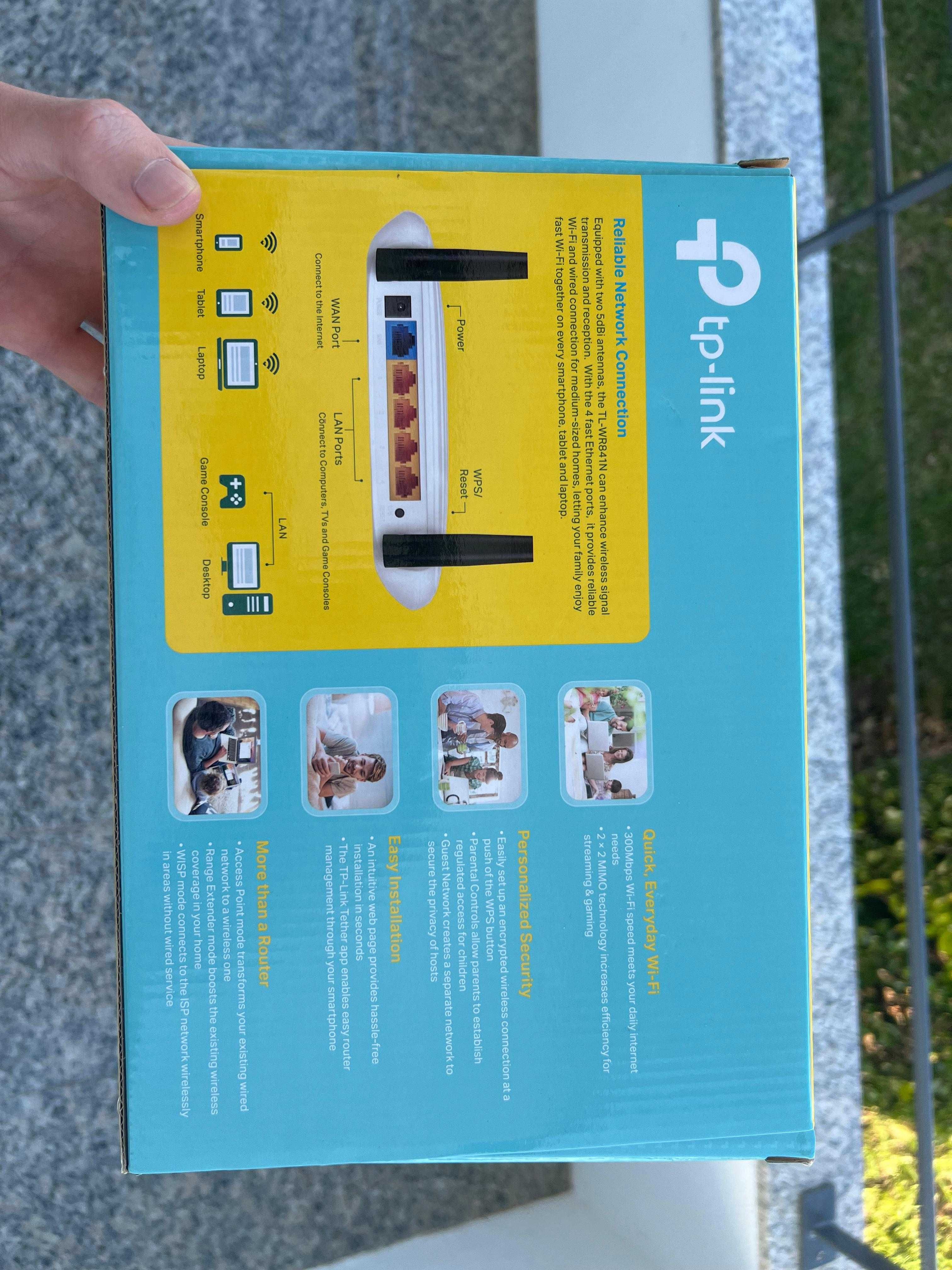 Router TP-Link TL-WR841N 300mbps - NOVO