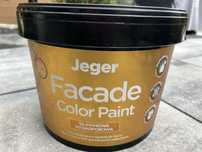 Farba elewacyjna silikonowa hydrofobowa Jeger Facade Barely White 9,5l