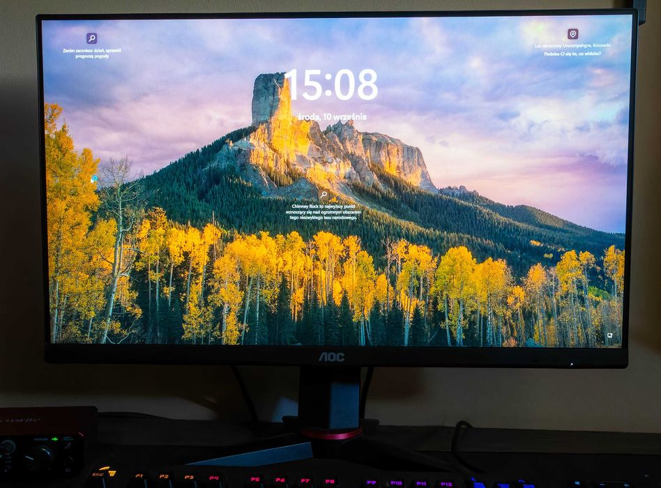 Monitor AOC 24G2U - full hd, IPS 144 hz
