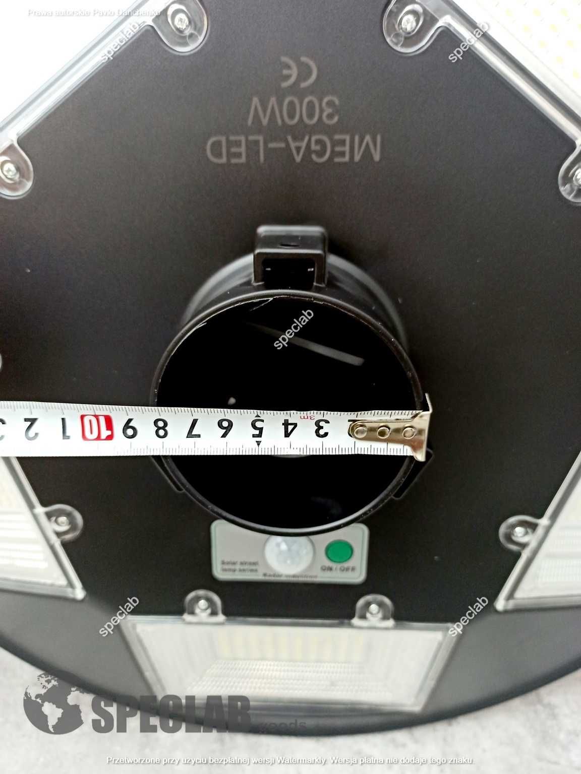 Lampa uliczna 500 W 7000 lm zasilanie solarne