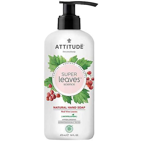 Жидкое мыло Attitude Super Leaves Hand Soap Red Vine Leaves для рук