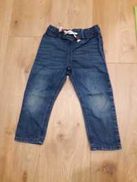 Dżinsy H&M r. 98 2-3 lata spodnie jeansy