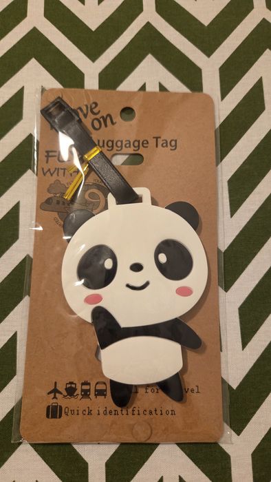Zawieszka do bagażu/walizki Panda